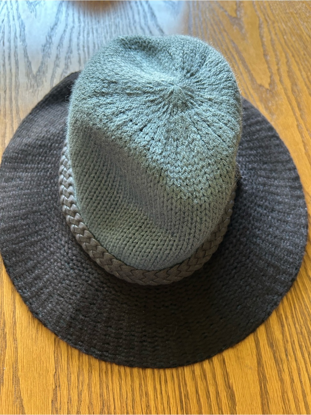 Sweater Knit Wide Brim Hat “Buckle Brand “